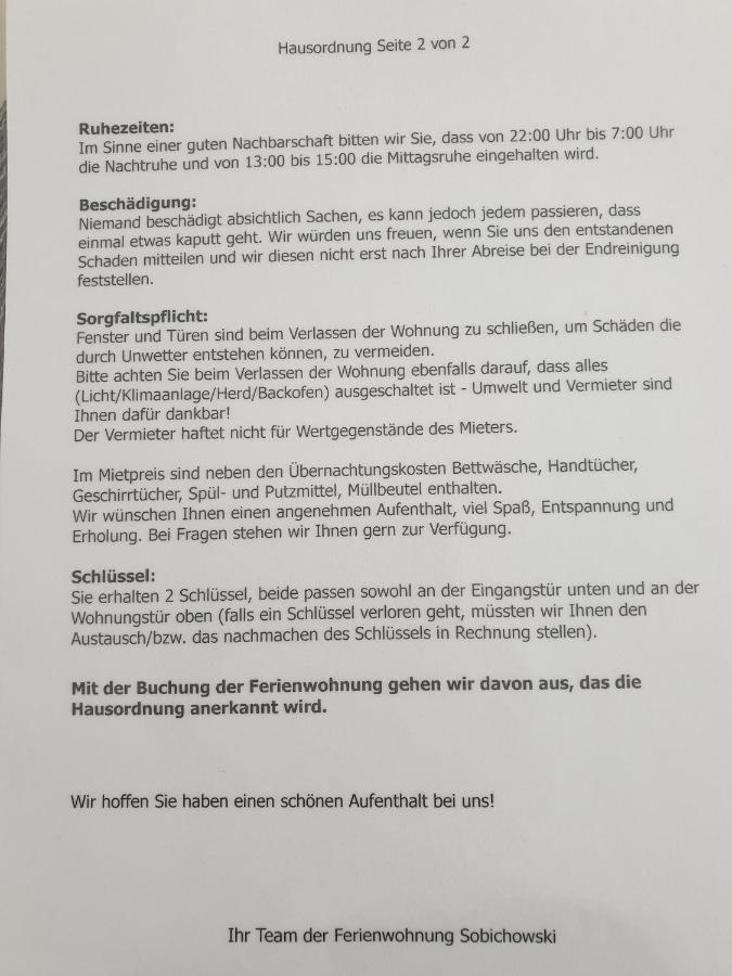 Ferienwohnung Sobichowski Rust Exteriör bild